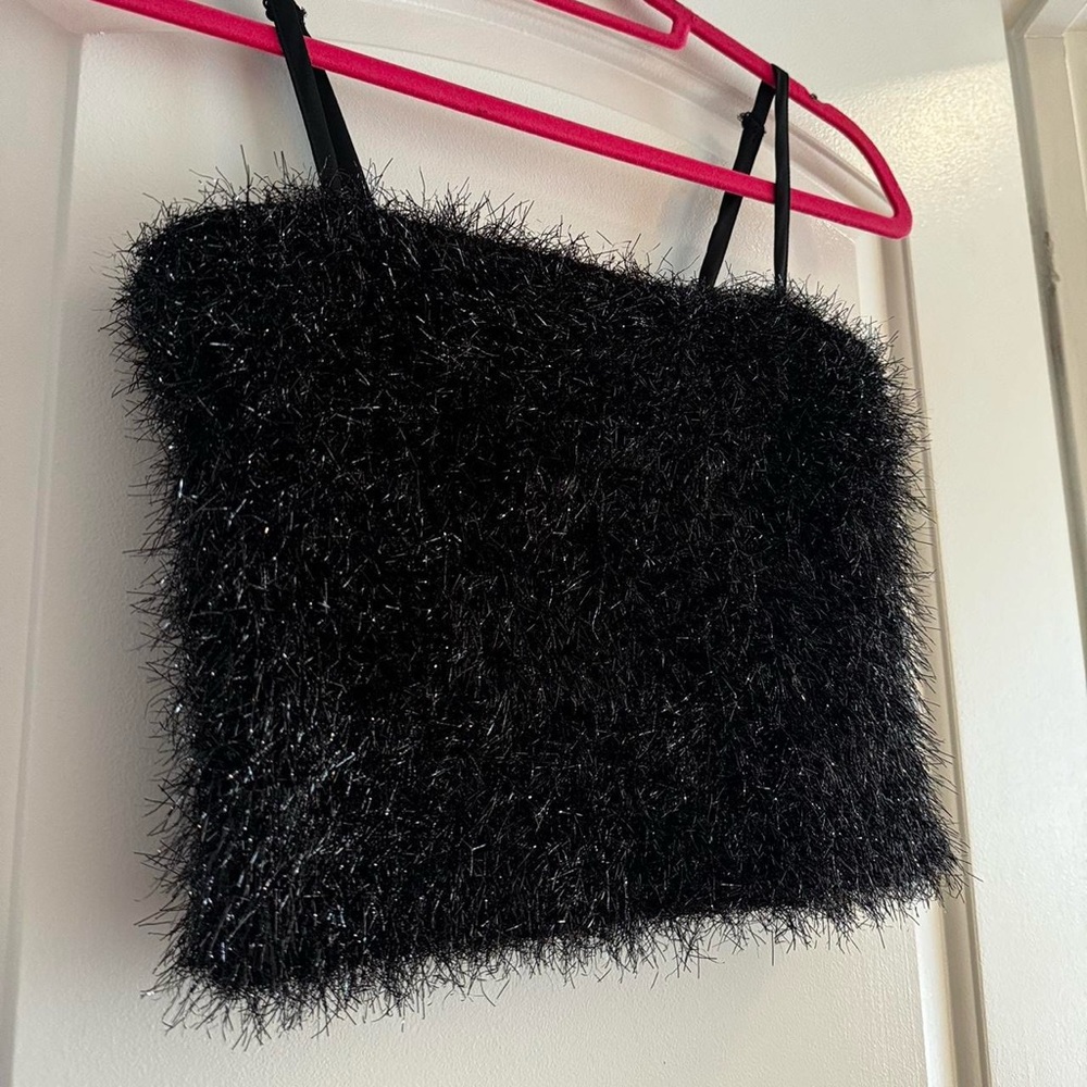 Tinsel Fuzzy Tank Top